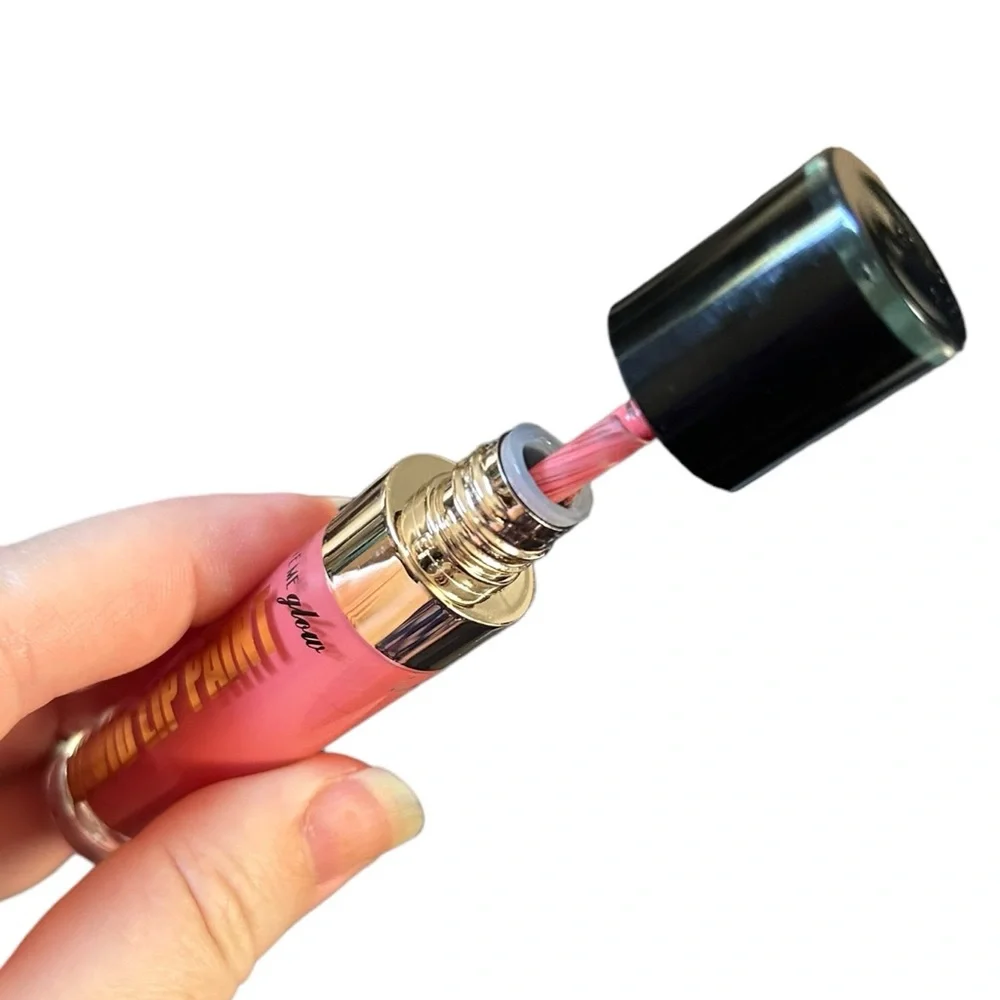 SALE Give Me Glow Cosmetics Flamingo Pink Vivid Lip Paint Liquid Lipstick NWT